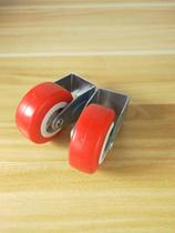 Garage door wheels door pulleys garage door accessories Nylon wheels flap door pulleys Garage door red guide wheels