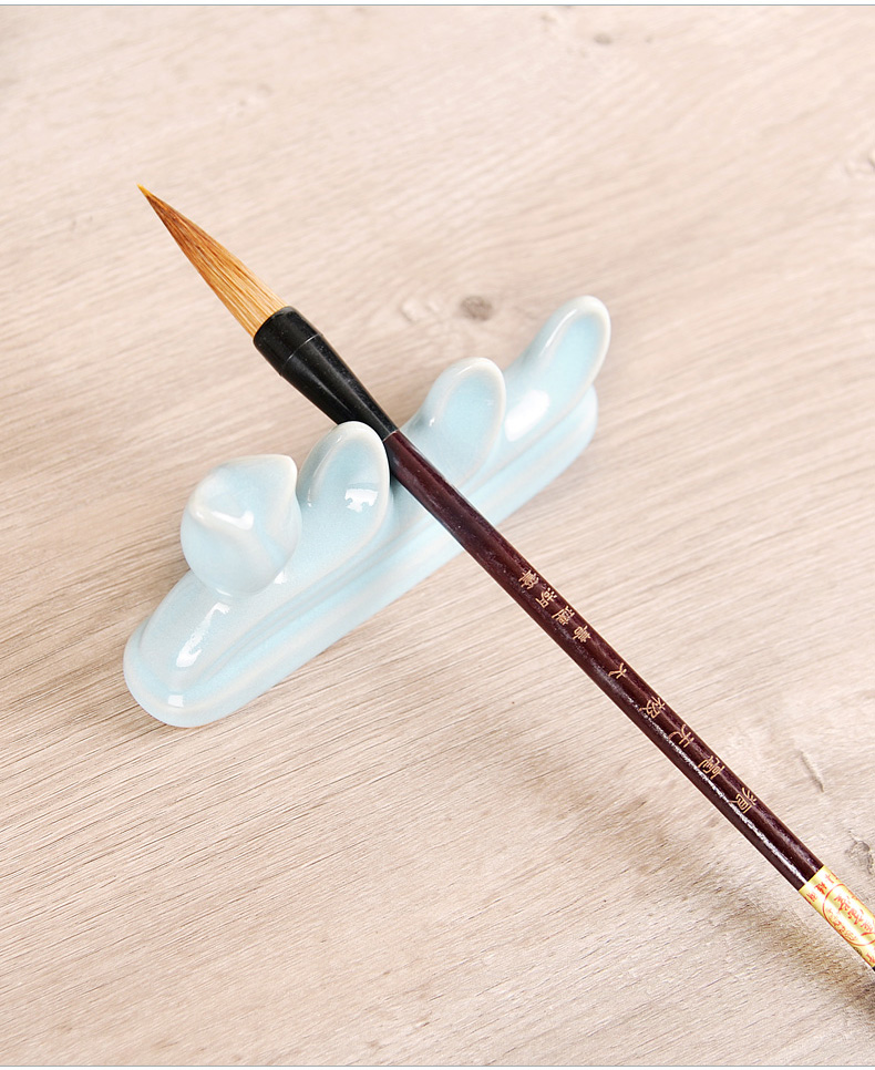 Your up porcelain ceramic pen pen brush frame creative bijia mountain mountain study four treasures desktop furnishing articles pen