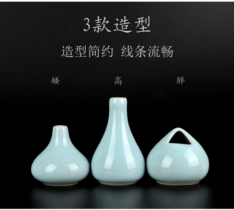 Creative your up floret bottle your porcelain arts and crafts tea table desktop small place Chinese contracted ceramic flower ornament