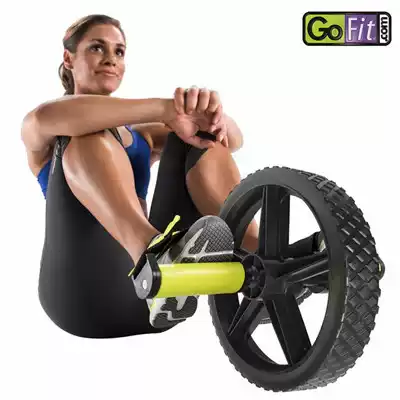 American gofit abdominal wheel fitness wheel Single wheel Men's multi-function core exercise large foot abdominal wheel