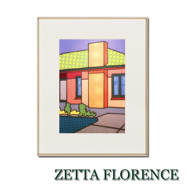 ZETTA Florince Surrealist abstract painting of modern living room bar studio decoration painting