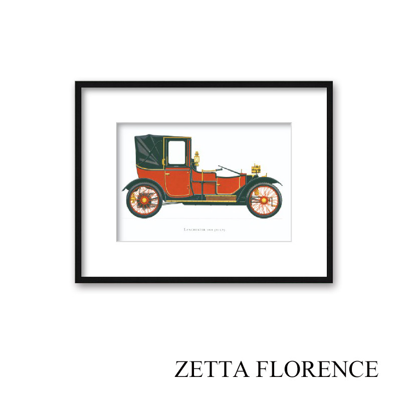 Children's room decoration painting boy bedroom girl wall painting modern minimalist mural antique car bedside painting