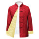 Middle-Aged and Elderly Men's Tang Suit Performance Clothing, Reversible Chinese-Style Wedding Officiant Host Dress, Chinese-Style Groomsmen Clothing