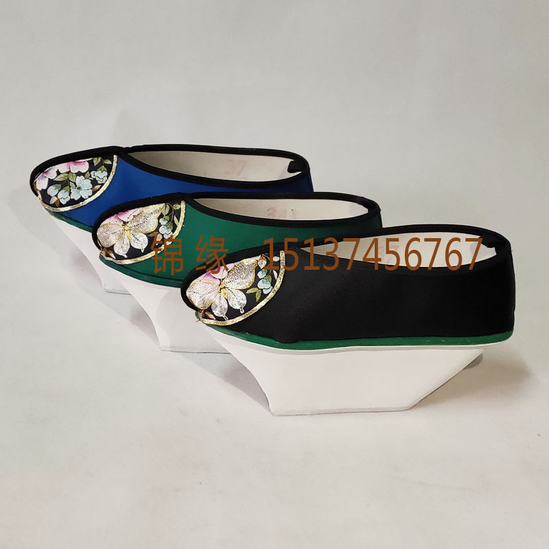 Yanxi Palace-Style Shoes, Traditional Costume Performance Shoes, Princess, Noble Concubine, Maid Shoes, Platform Shoes, Flag Shoes, Ingot Shoes