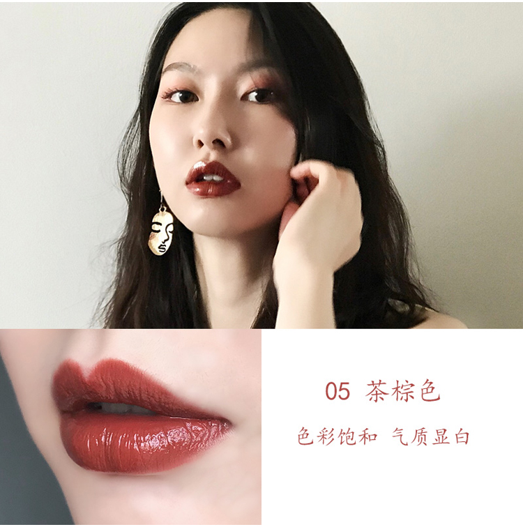 Không khô mờ mờ 10 son môi thiết lập dưỡng ẩm nhẹ son môi son bóng anh đào - Son bóng / Liquid Rouge 	son bóng l.a color	