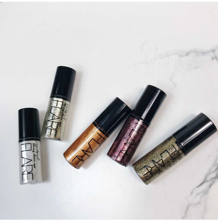 Shiny eyeliner shiny jelly ướt sequin lỏng bóng mắt Jin Cong nhấp nháy tằm bút teardrop trang điểm mắt giai đoạn trang điểm phấn mắt maybelline