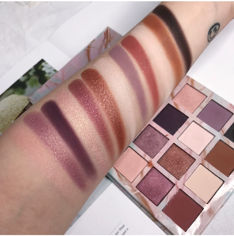 Nấm Morecool 12 màu phân cực tím vàng hồng ngọc trai mờ mắt màu nàng tiên cá màu đất màu bảng mắt perfect diary