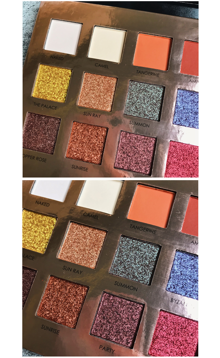 Feiluer mười tám màu 18 màu hoàng hôn màu Renaissance phân cực pearlescent bóng mắt đĩa ins siêu lửa net red eye shadow phấn mắt lameila