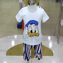  Jiale Rabbi boys summer casual baby summer outerwear Short-sleeved T-shirt shorts Two sets of condoms 12 months