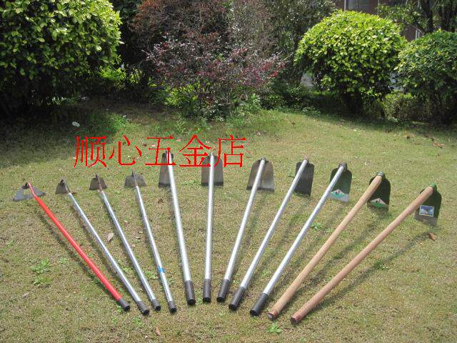 1 4 meters long hoe) vegetable farming tools) gardening tools) forged iron handle) long handle all-steel anti-shedding hoe