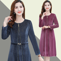 Spring and autumn wedding banquet Mother-in-laws wedding dress Mama dress wide Mrs. Lioncelli dress big and thin and tall and expensive qipao red