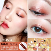 Phấn mắt dạng lỏng Bộ phụ nữ Flash Shadow Super Flash Pearl Light Tear Eye Makeup Teardrop Graffiti Eyeshadow Liquid Color Net Red Honey Matte - Bóng mắt bảng mắt colourpop sweet talk