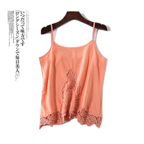 4707 harness vest woman 2020 Summer new round collar double layer of undershirt with loose and thin blouses