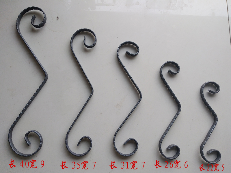 Eurostyle Iron Art Accessories Flower Fencing Accessories Stairway Balcony Accessories Floral Doors Punching Accessories Iron Flowers