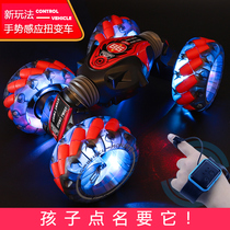 Four-wheel Drive Off-road Car Remote Control Car Year Old Stunt Twist Car Charge Climbing Drift Child Toy Car Boy 7 Years Old