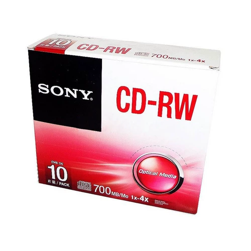 Sony CD можно втирать CD-RW 4X Blank Music Disk CD-гравюрный диск Authentic Licensed