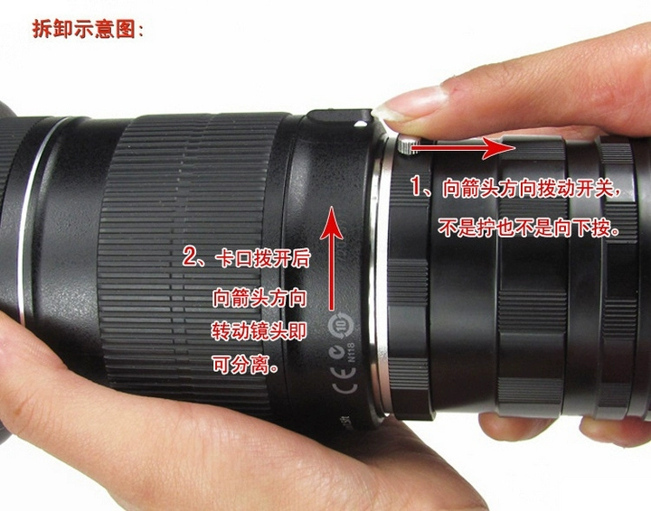 Vòng cận cảnh cổng AF AF trên vòng cận cảnh AF / MA - Phụ kiện máy ảnh DSLR / đơn chân đế điện thoại quay phim