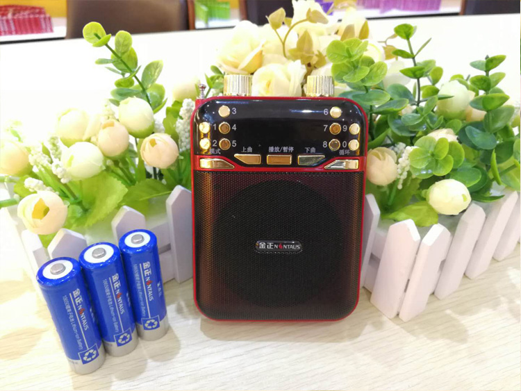 Gold positive extra-long standby elderly card MP3 speaker portable charging semiconductor radio player