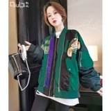 Пуховик, зимняя куртка, бейсбольная форма, подходит для подростков, коллекция 2021, оверсайз, в корейском стиле, в западном стиле, увеличенная толщина