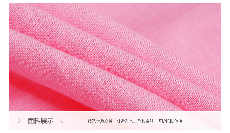 Chemise fille à manche longue en lin - Ref 2085640 Image 39