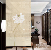 Popular YEESA different-color hanging screen soft curtain soft partition curtain living room screen hanging transparent curtain Zen lotus 407