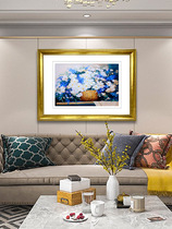 Ancient Wu woman red Su embroidery finished product hanging painting pure handmade Suzhou embroidery painting drawing room Chinese decoration painting Qingya daisy