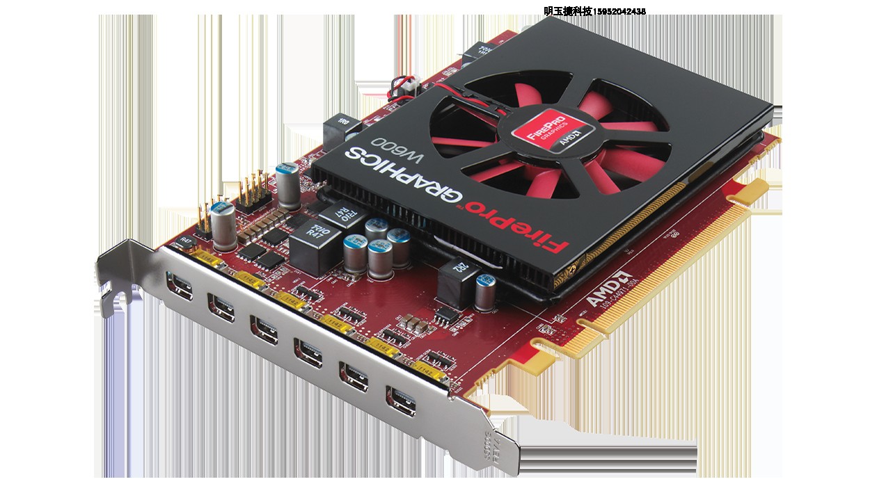 AMD FirePro W600 Multiscreen Professional Graphics Card Support 6 Screen Output New Spot Surveillance Frying Stock