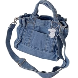 Брендовая японская сумка на одно плечо, универсальная джинсовая сумка через плечо для отдыха, в японском стиле, в корейском стиле