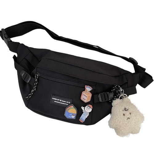 Японская брендовая нагрудная сумка подходит для мужчин и женщин, сумка для телефона, универсальная поясная сумка, в японском стиле, Южная Корея