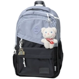 Вместительный и большой ноутбук для путешествий для отдыха, сумка через плечо, школьный рюкзак для школьников, в корейском стиле, простой и элегантный дизайн, для средней школы