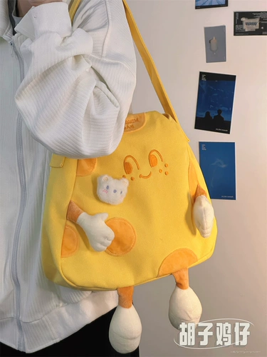 Брендовый милый японский шоппер, сумка, ранец, Южная Корея, в японском стиле, надевается на плечо