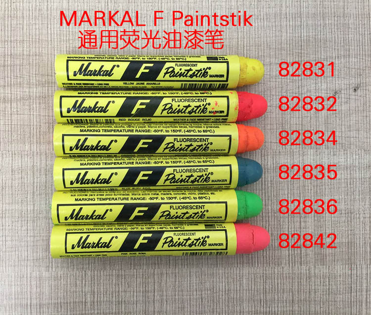 Spot USA Markal F Paintstik General Fluorescent Paint Pen Solid Coatings Pen Markal F Paintstik Markpen
