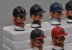 MLB Major League Bóng chày Búp bê Puppet Nhựa Keychain Mặt dây chuyền Yankee Dodge Red Sox Bear Puppet - Bóng chày