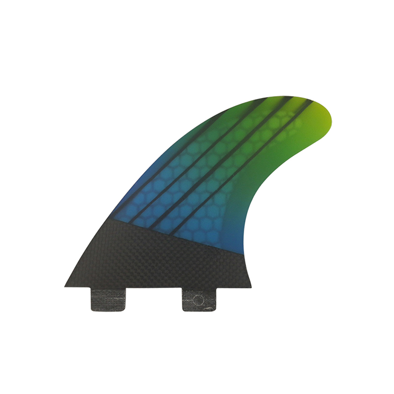 Surfing T Board Accessories Tailrudder Double Tabs Carbon slim fish fins Surfing accessories Gradient Color Tailfin-Taobao