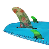 UPSURF single-end rudder single surfboard special fish fin glass paving plate tail fin 9 5-inch 10inch