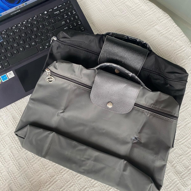 New Lightweight Foldable Computer Bag Nylon Handbag Can Hold A4 Documents and 14inch Notebooks Storage Bag