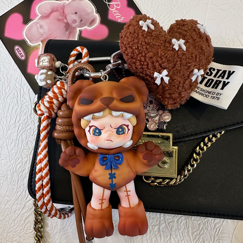 Authentic Dora Fantasy Park Series Bag Pendant Car Keychain Ornament Cute Cartoon Pendant Valentine's Day Gift