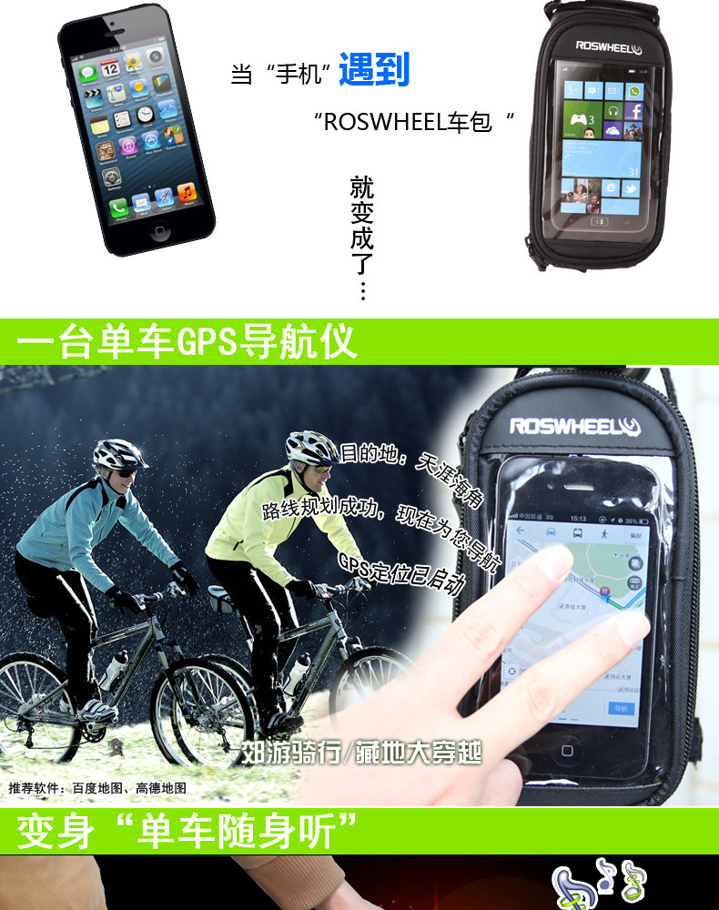 Sacoche pour vélo ROSWHEEL - Ref 2213774 Image 12