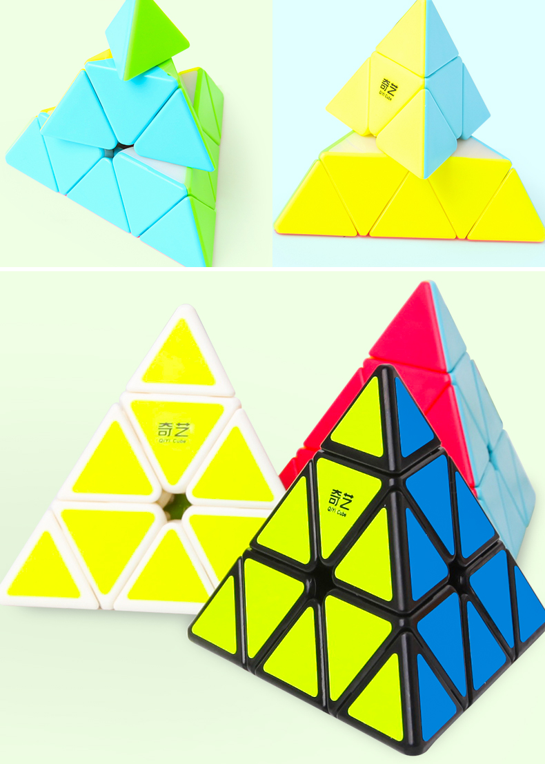 Kim tự tháp hình tam giác chính hãng Qiyi Rubik do choi thong minh