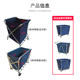 ການປັບແຕ່ງ: X-type linen cart hotel room collection cart service cart Oxford bag