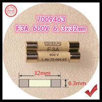 The fuse F 3A 600V L-Nr 7009463 70 094 63 6 3x32mm cartridge fuses