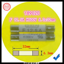 Fuse F 12 5A H 500V 189020 6 3x32mm fuse tube melt core