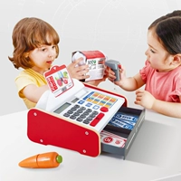 Hape Семейная касса, интеллектуальная игрушка, детский деревянный креативный комплект, 3 лет, креативный подарок