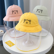 Baby protective hat anti-droplet newborn autumn and winter mask childrens protective hat baby epidemic prevention cap windproof isolation cap