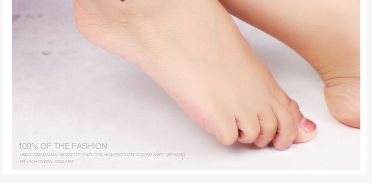 Bracelet de cheville Femme en Argenterie - Ref 3101939 Image 15