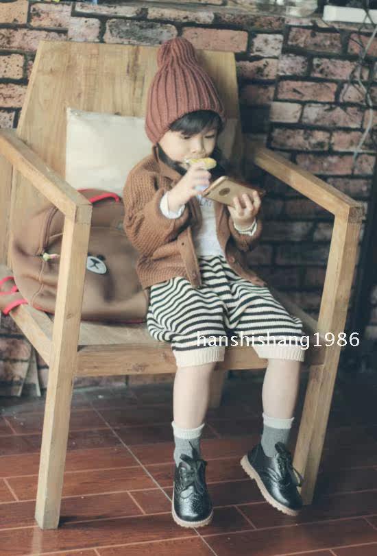 Chaussures enfants en cuir - semelle tendon - Ref 984195 Image 14