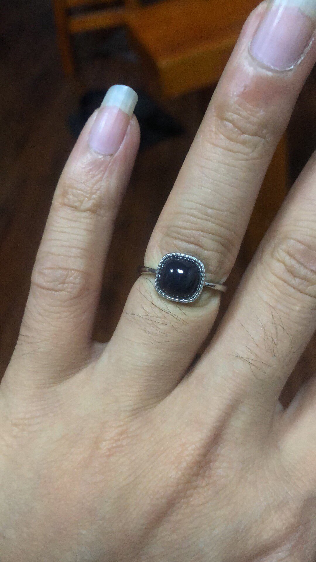 Hotan Jade Imperial Purple Ring