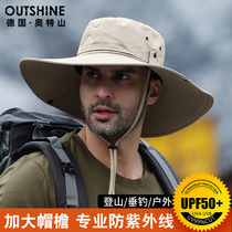 Otzan Outdoor Climbing Sunscreen Hat Men And Women Sun Hat Summer Fishing Fisherman Cap UV Rays Great