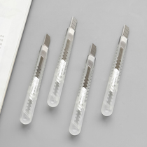 ins simple translucent portable American knife Express carton open - box tool office open - seal knife stainless steel blade