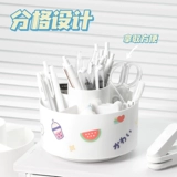 Вместительные и большые канцтовары, универсальная коробка для хранения, держатель для ручек для школьников